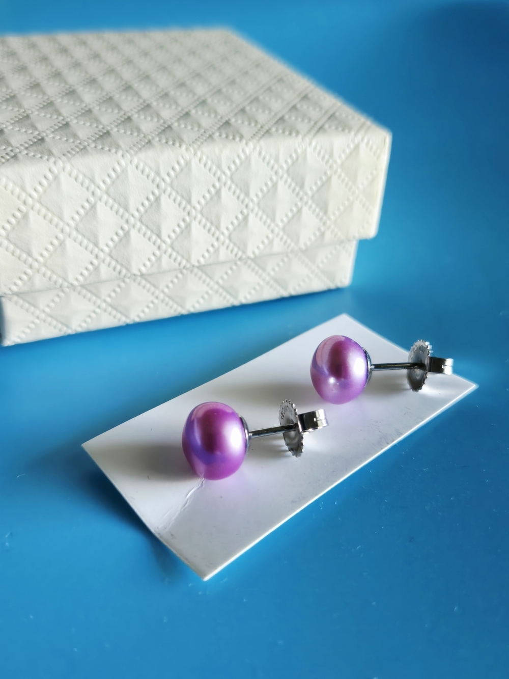 Honora Lavender Pink Sterling Pearl Stud Earrings